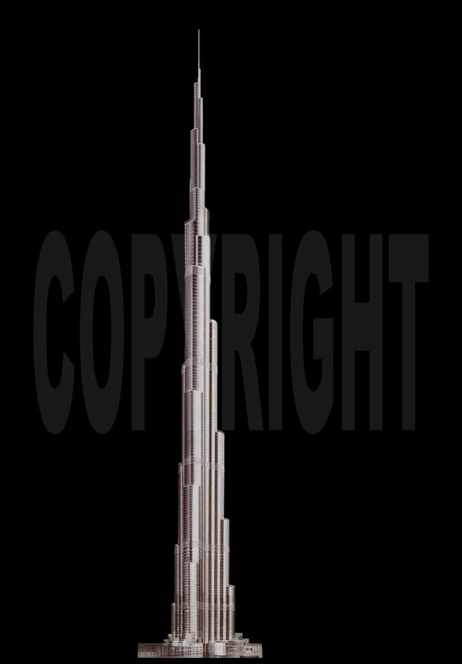 Virtual photo of the Burj Dubaï Tower