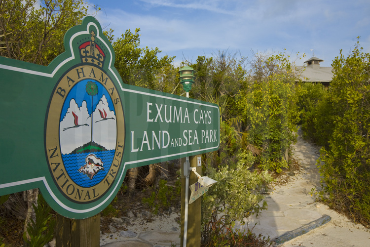 Exumas Islands : Sur Warderick Wells Cay, siège du 
