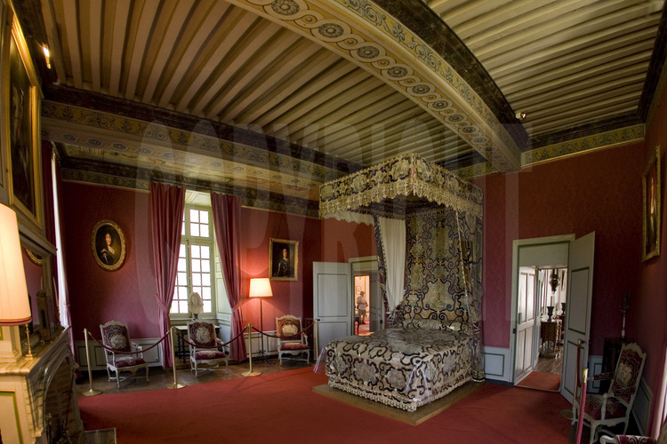 Le château de Bazoches (Nièvre): 
Le château/atelier de l'ingénieur, lieu de mémoire.
Chambre de Vauban.