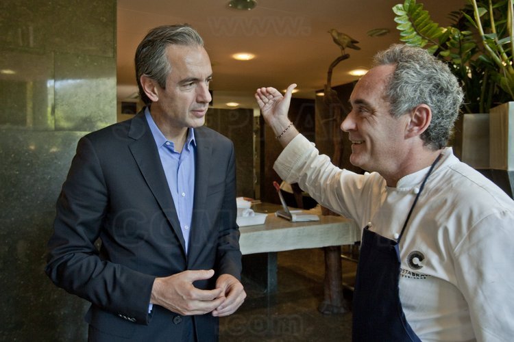 Richard Geoffroy - Ferran Adria. Kitchen of El Bulli.