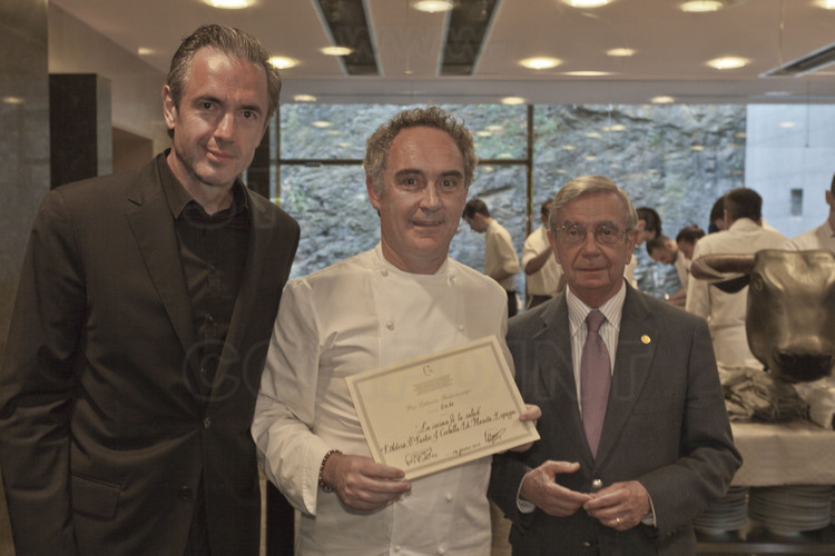 Daniel Lalonde - Ferran Adria - Rafael Anson Oliart. Restaurant El Bulli.