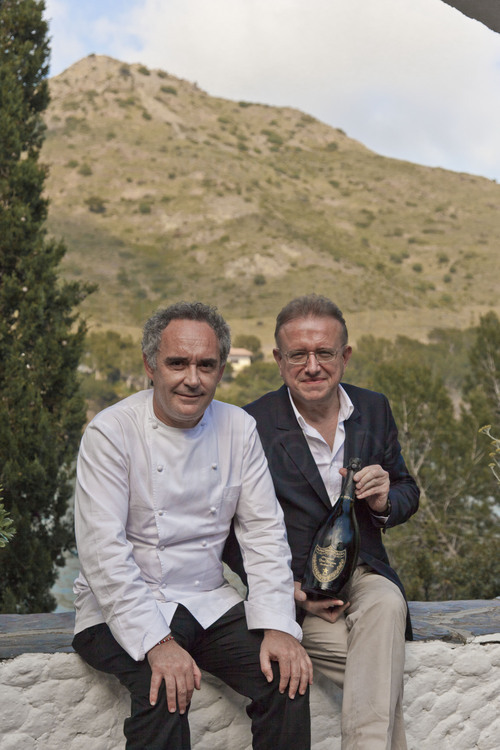 Ferran Adria - Richard Geoffroy. Restaurant El Bulli.